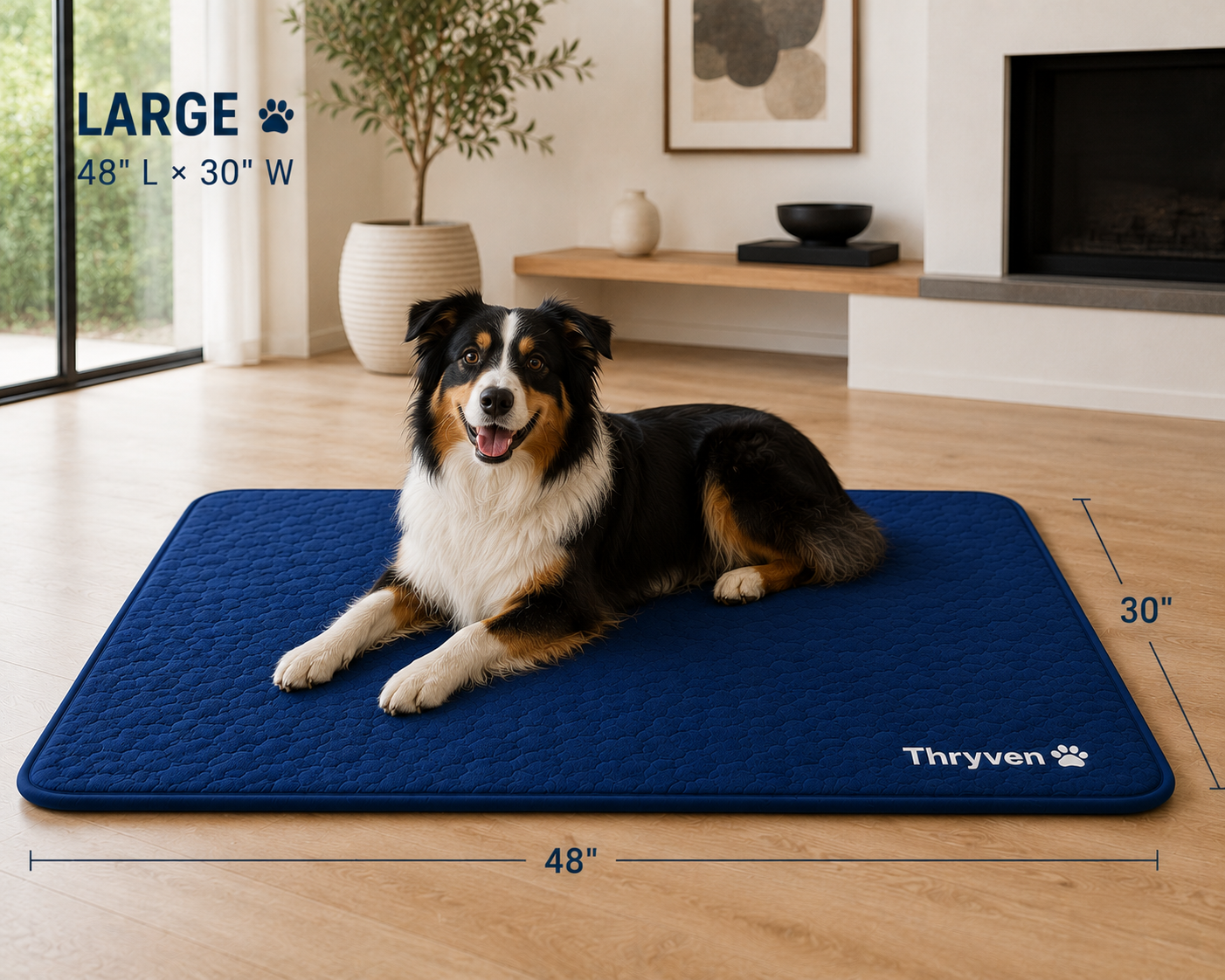 Thryven ChillNest™ Cooling Pet Mat
